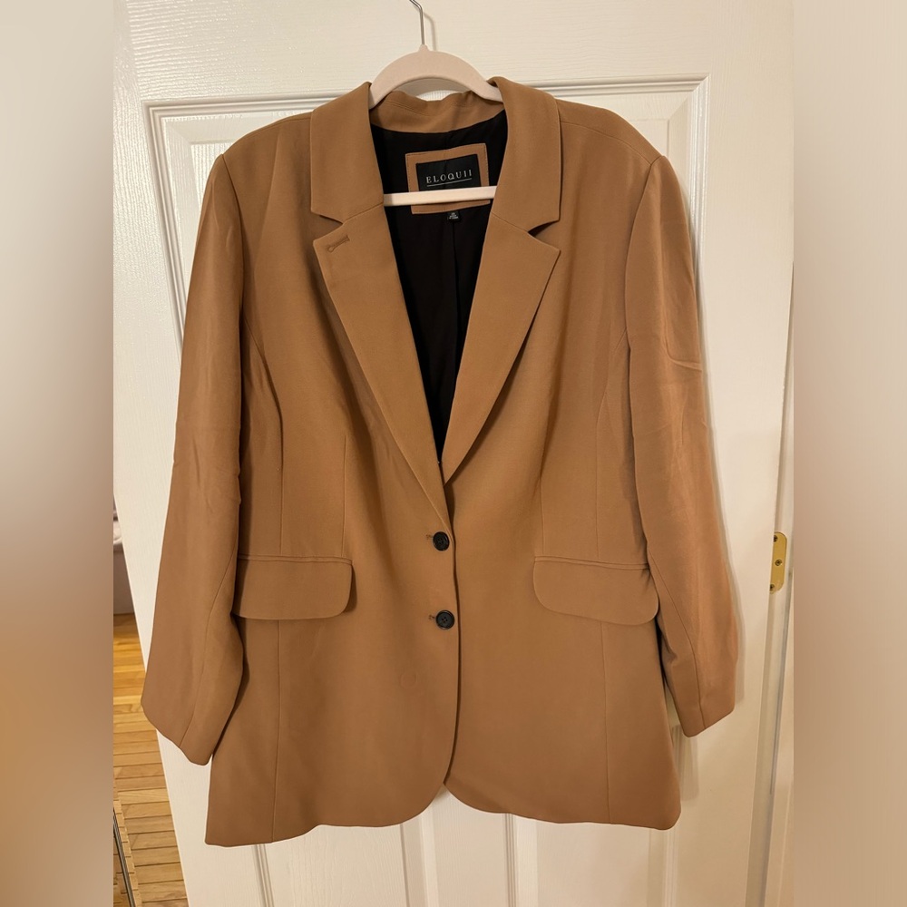 Eloquii Tan color jacket